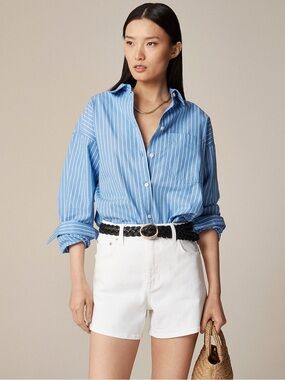 J Crew Shorts 28 High Rise White